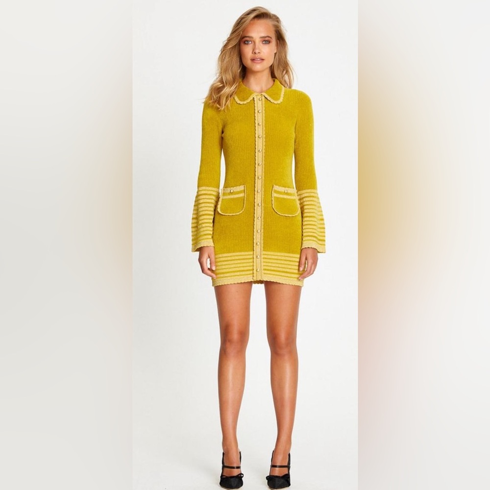 ALICE MCCALL - KASHMIR MINI DRESS (color: TIGERS EYE)